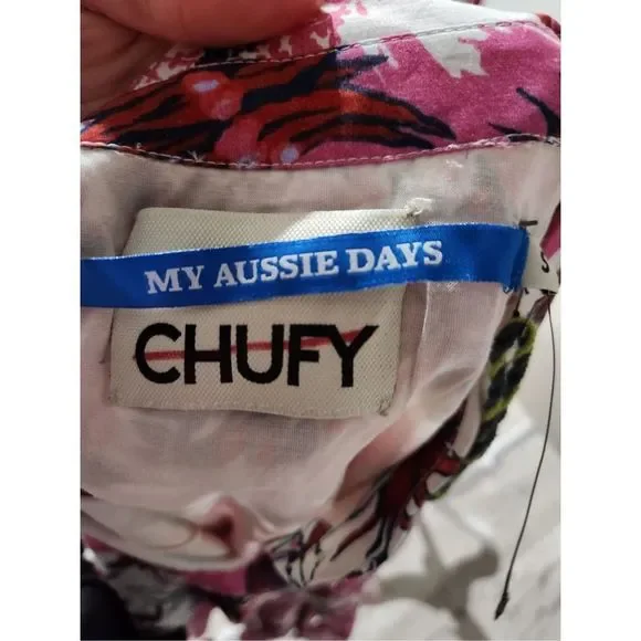 Chufy Ushi Floral Mini Dress Size Small NWT - Picture 9 of 9